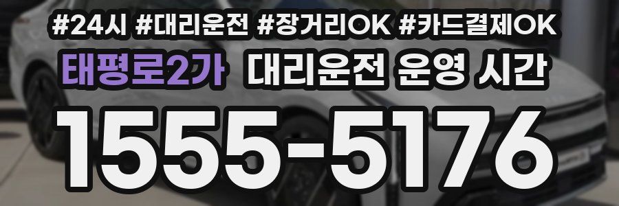 태평로2가 대리운전 운영 시간