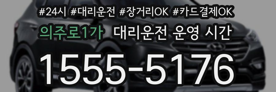 의주로1가 대리운전 운영 시간