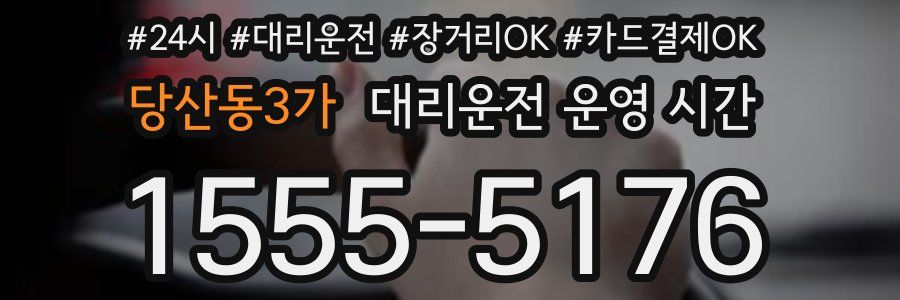 당산동3가 대리운전 운영 시간