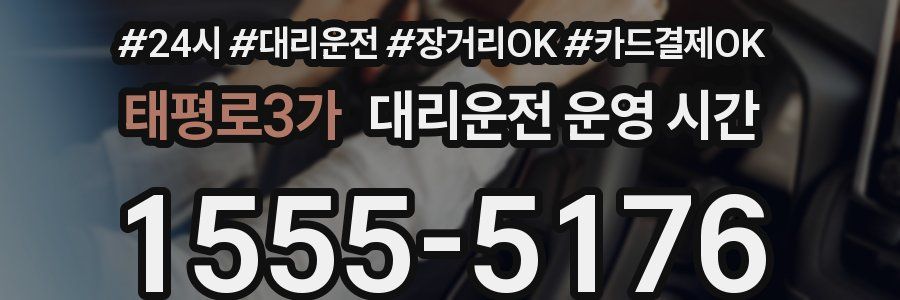 태평로3가 대리운전 운영 시간