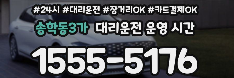 송학동3가 대리운전 운영 시간