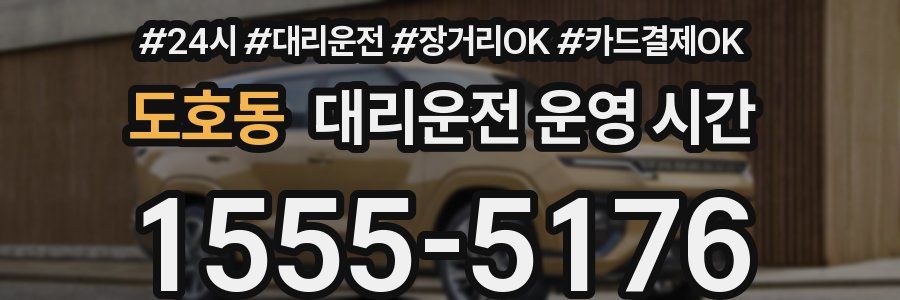 도호동 대리운전 운영 시간