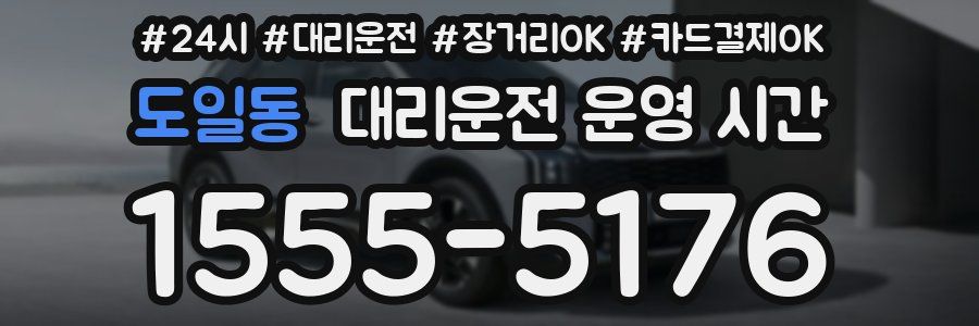 도일동 대리운전 운영 시간
