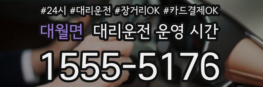 대월면 대리운전 운영 시간