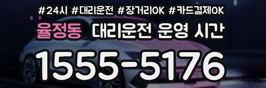 율정동 대리운전 운영 시간