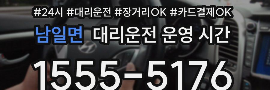 남일면 대리운전 운영 시간