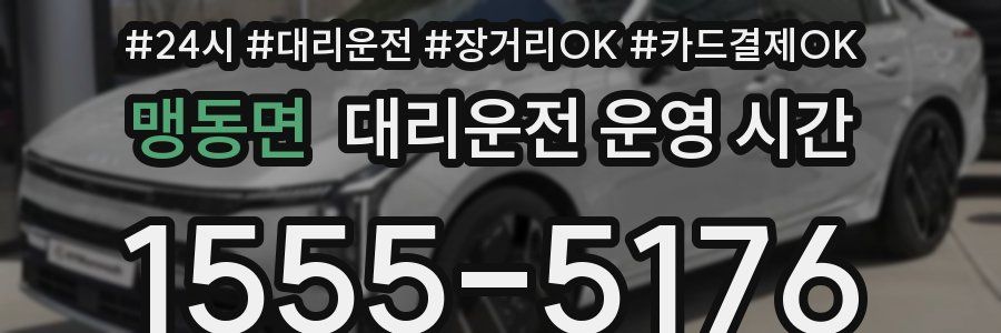 맹동면 대리운전 운영 시간
