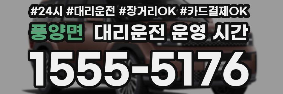 풍양면 대리운전 운영 시간