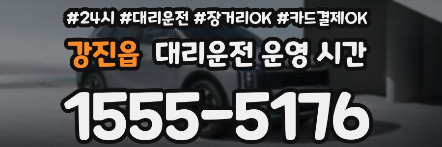 강진읍 대리운전 운영 시간