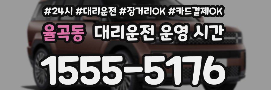 율곡동 대리운전 운영 시간