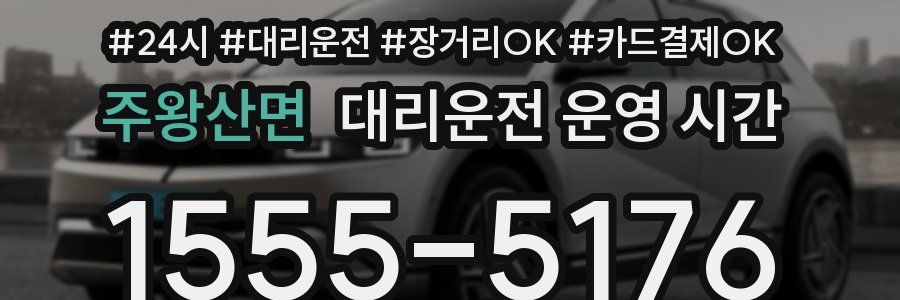 주왕산면 대리운전 운영 시간