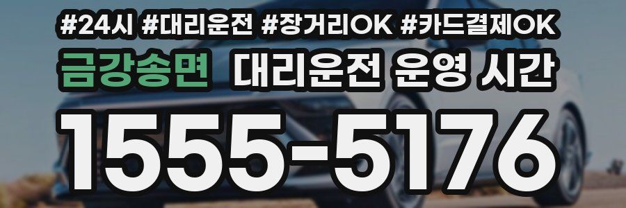 금강송면 대리운전 운영 시간