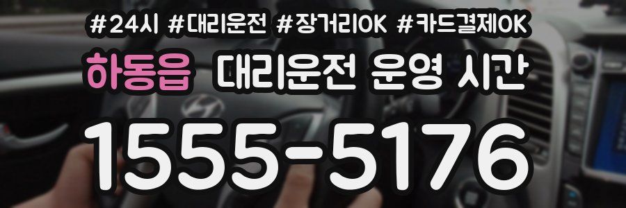 하동읍 대리운전 운영 시간