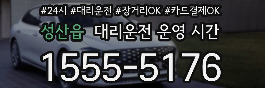 성산읍 대리운전 운영 시간