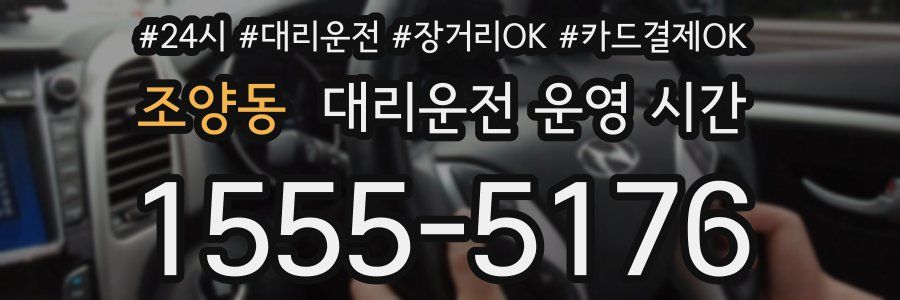 조양동 대리운전 운영 시간