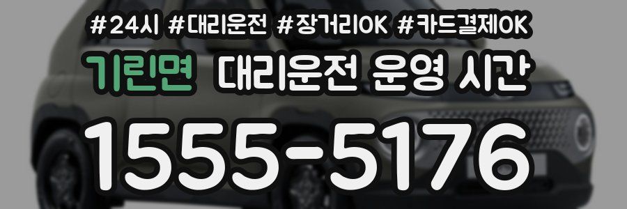 기린면 대리운전 운영 시간
