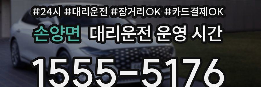 손양면 대리운전 운영 시간