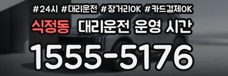식정동 대리운전 운영 시간