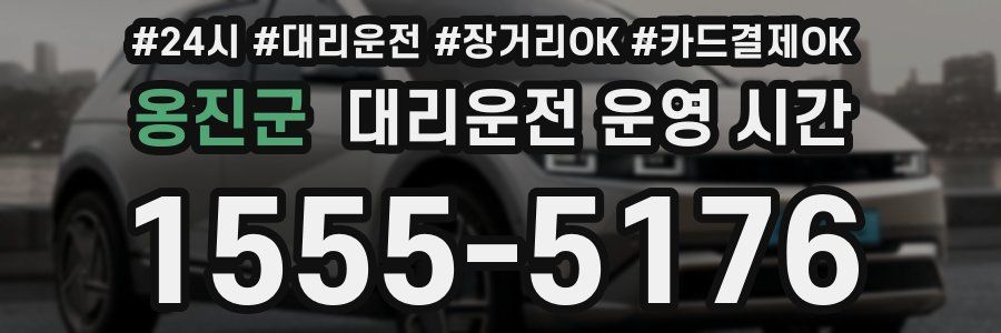 옹진군 대리운전 운영 시간