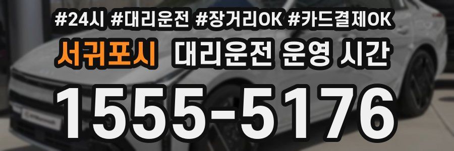 서귀포시 대리운전 운영 시간