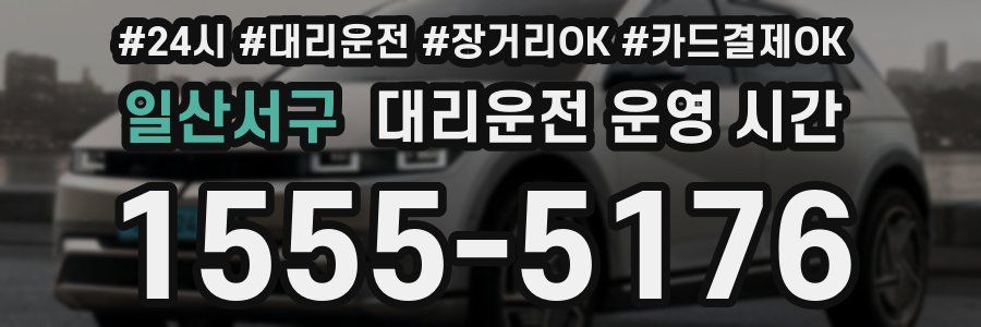일산서구 대리운전 운영 시간