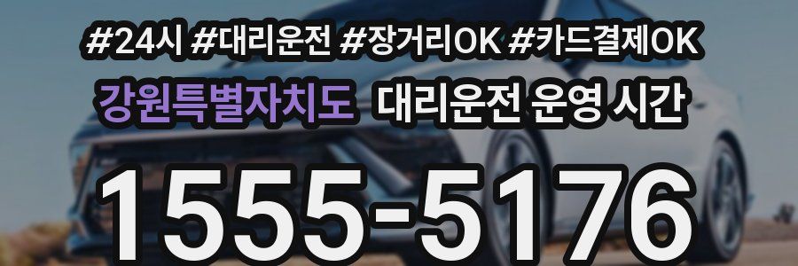 강원특별자치도 대리운전 운영 시간