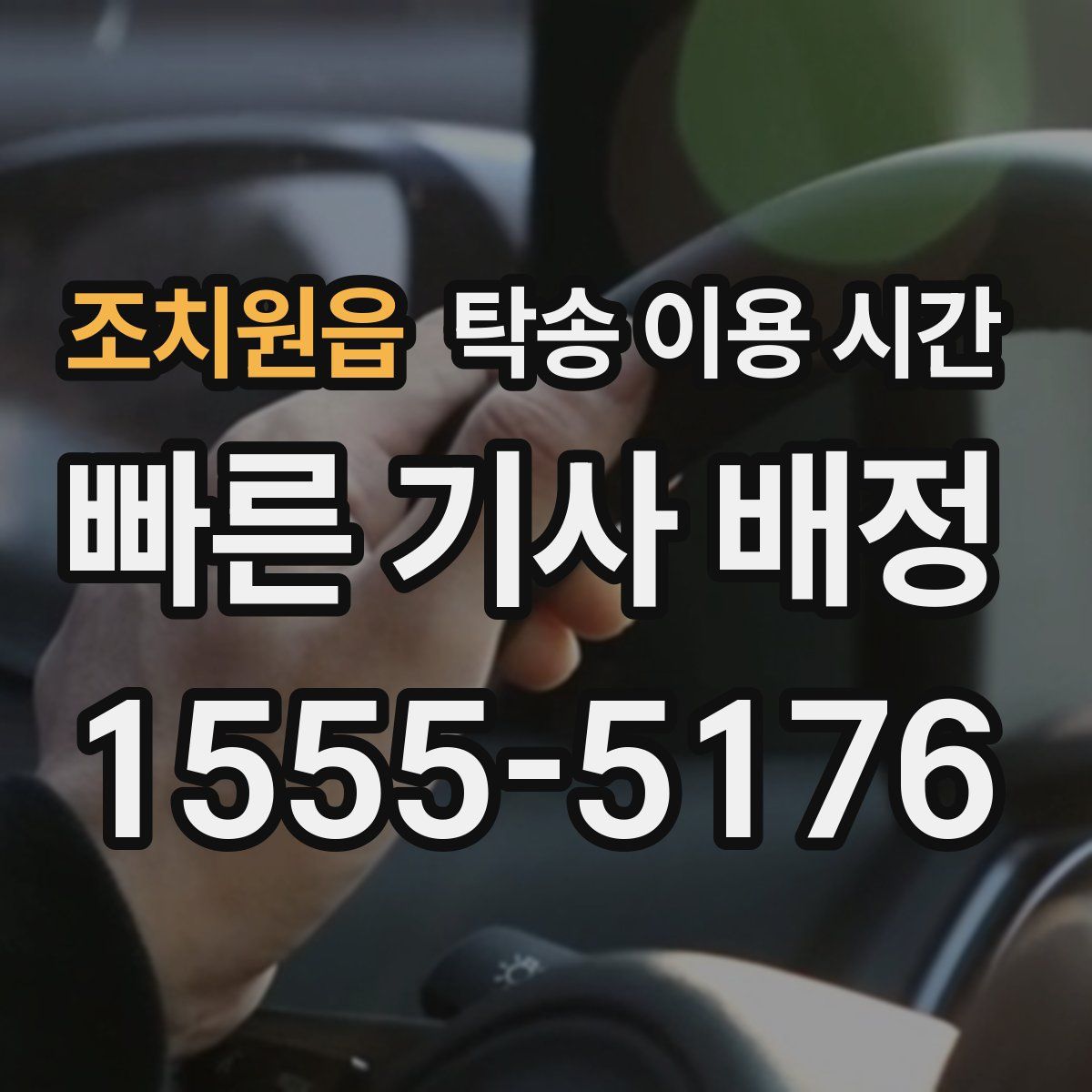 조치원읍 탁송 이용 시간