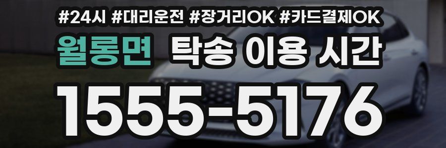 월롱면 탁송 이용 시간