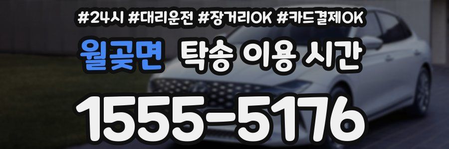 월곶면 탁송 이용 시간