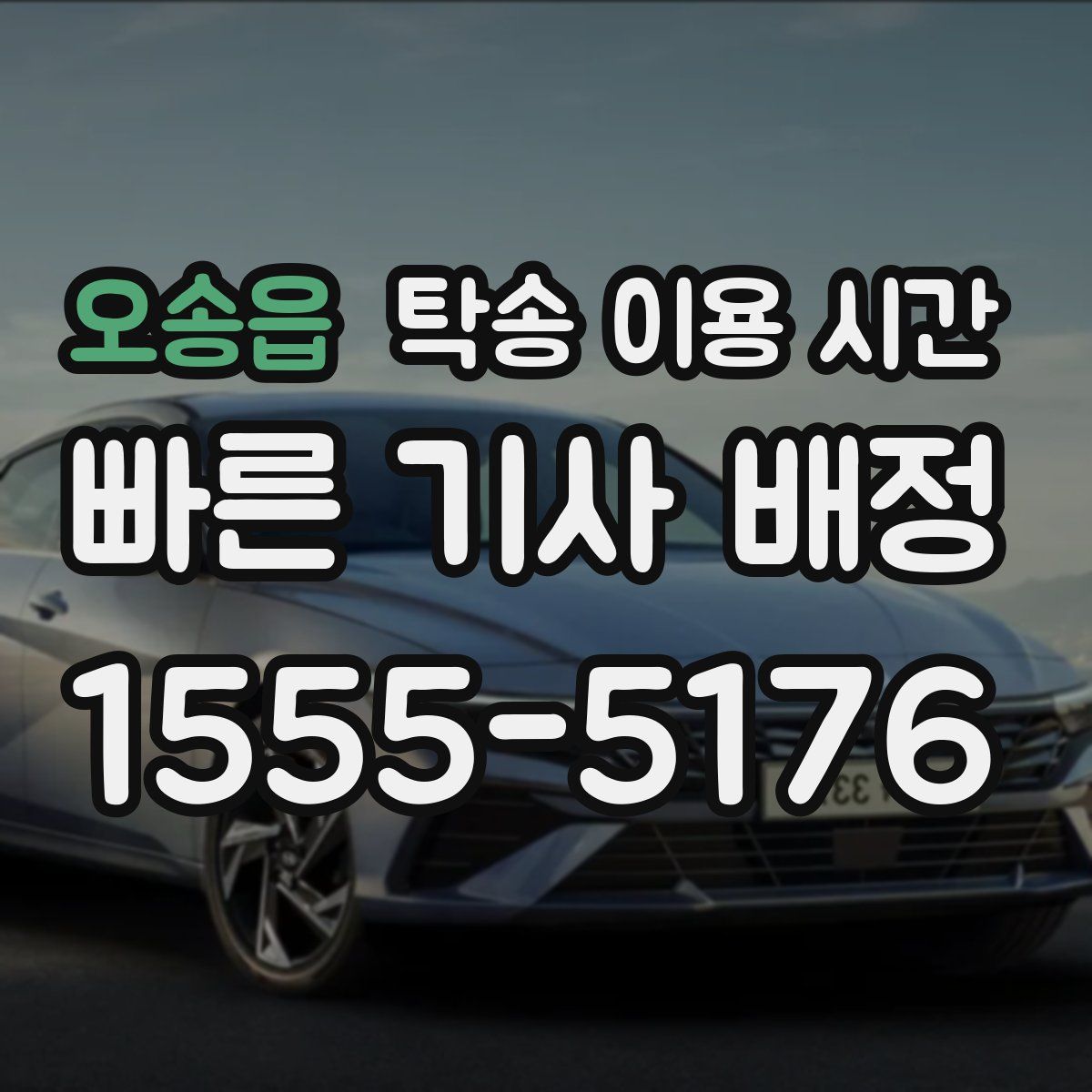 오송읍 탁송 이용 시간