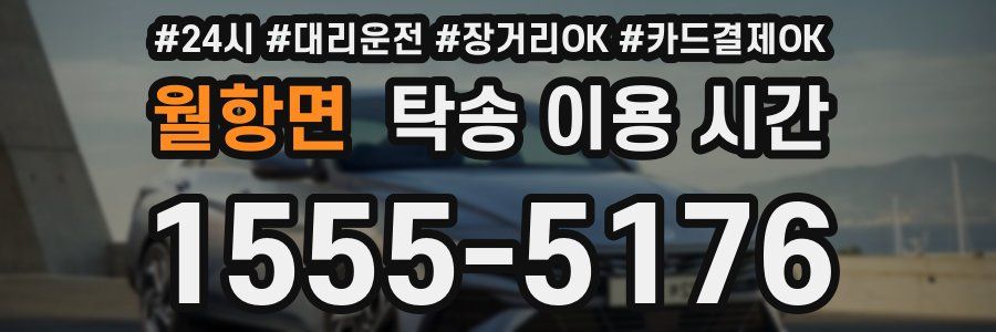 월항면 탁송 이용 시간