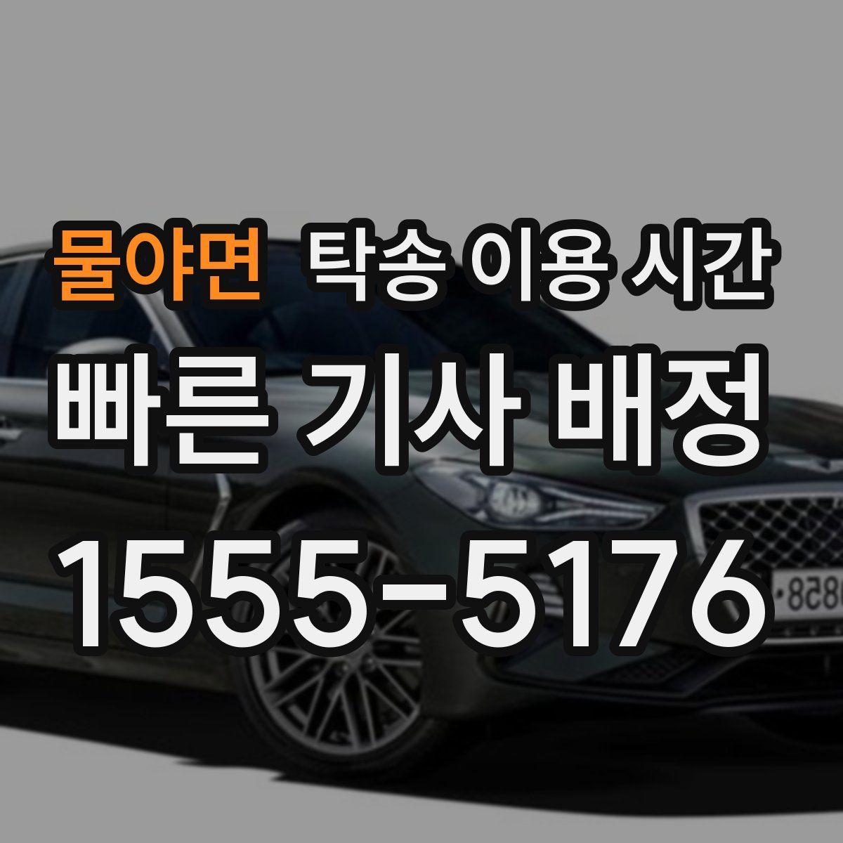 물야면 탁송 이용 시간