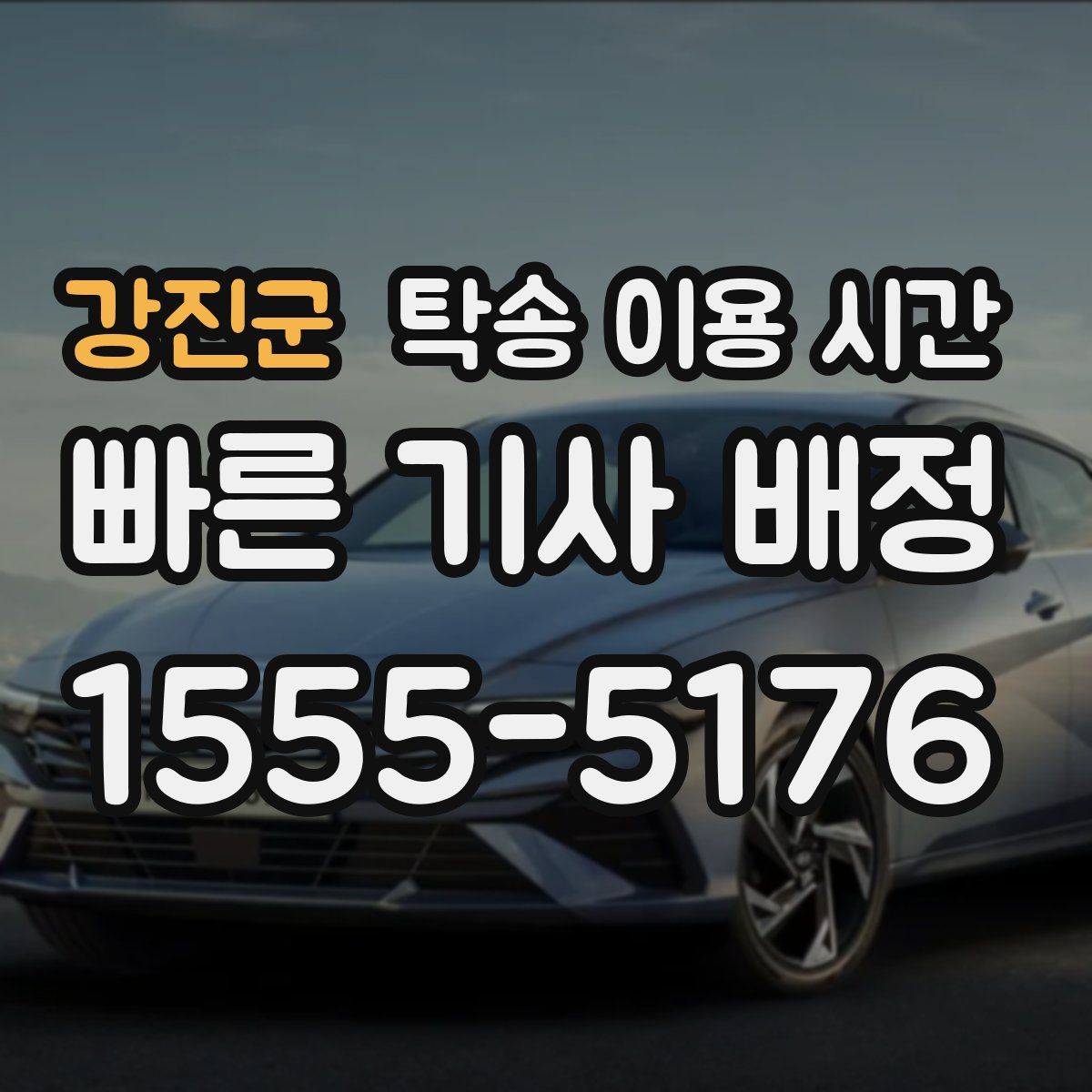 강진군 탁송 이용 시간