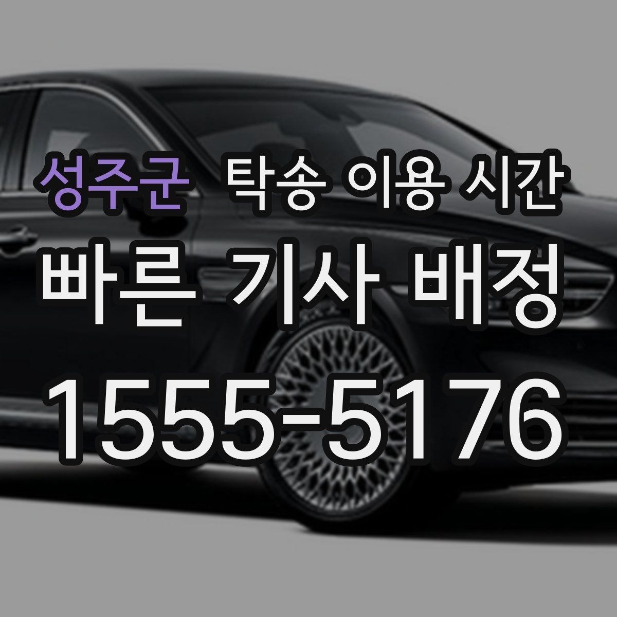 성주군 탁송 이용 시간