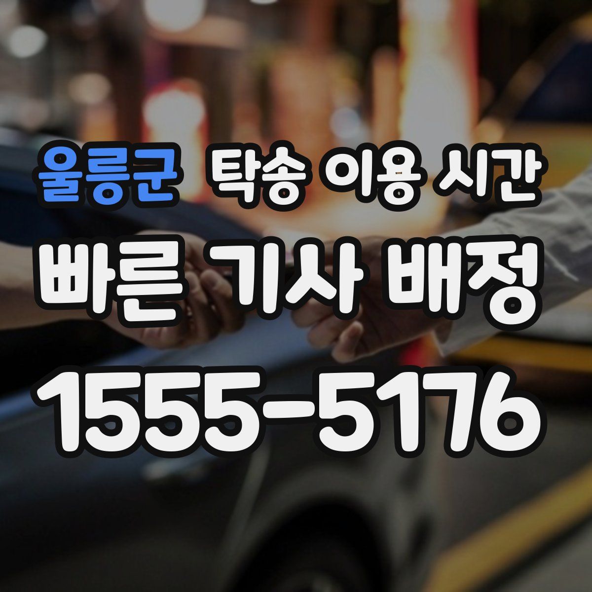 울릉군 탁송 이용 시간