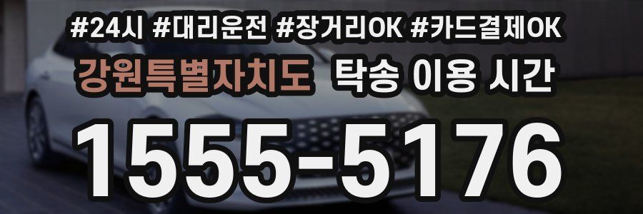 강원특별자치도 탁송 이용 시간