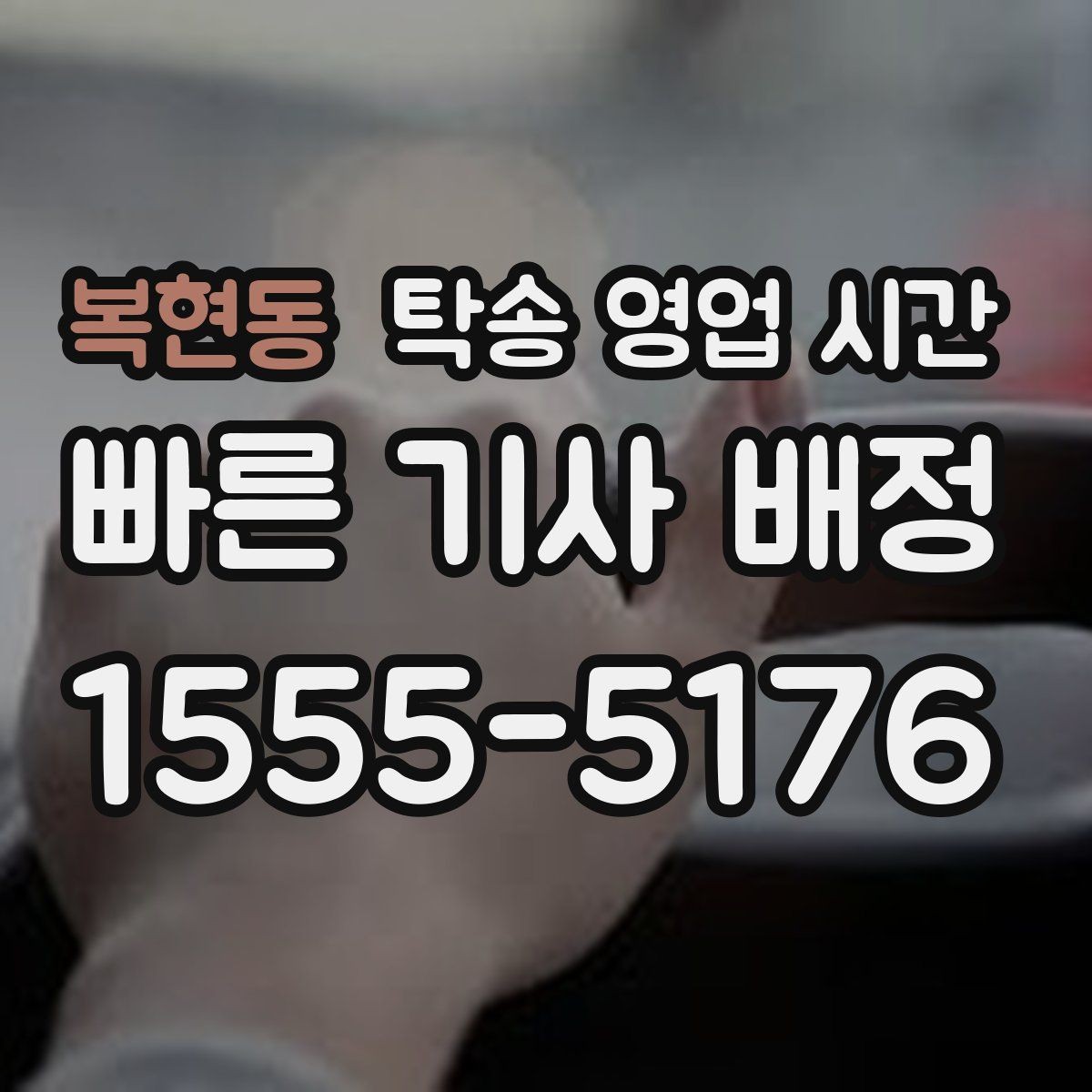 복현동 탁송 영업 시간 차종별로 달라지는 예약 가능 시각