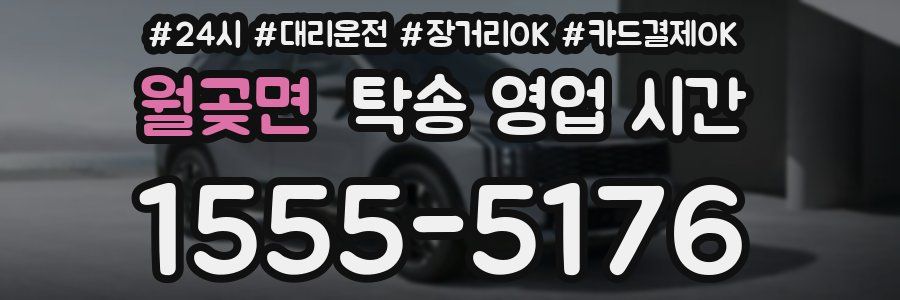 월곶면 탁송 영업 시간