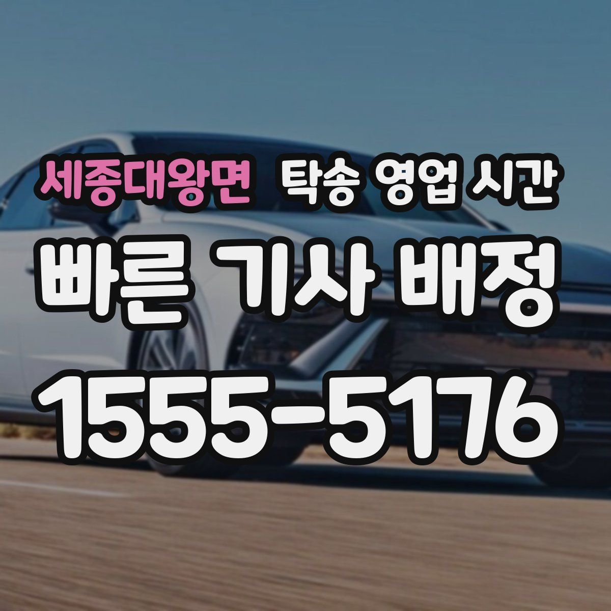 세종대왕면 탁송 영업 시간