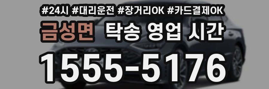 금성면 탁송 영업 시간