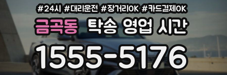 금곡동 탁송 영업 시간