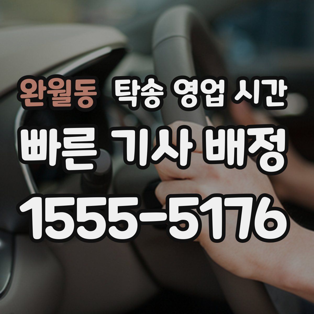 완월동 탁송 영업 시간