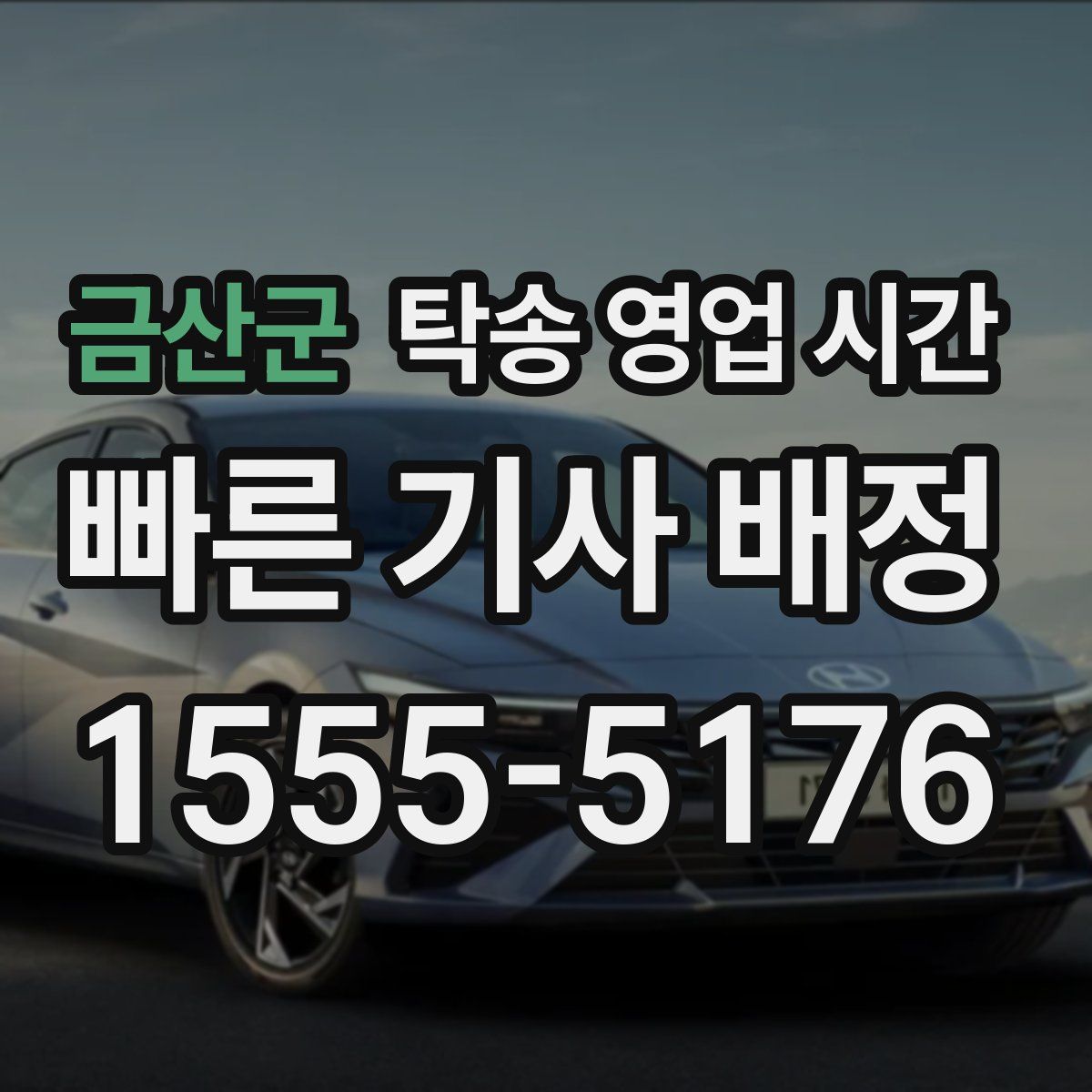 금산군 탁송 영업 시간