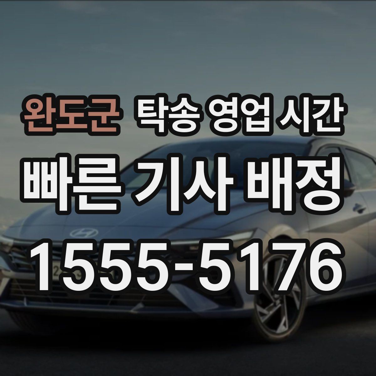 완도군 탁송 영업 시간 야간 문의로 확인 가능한 범위