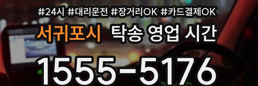 서귀포시 탁송 영업 시간