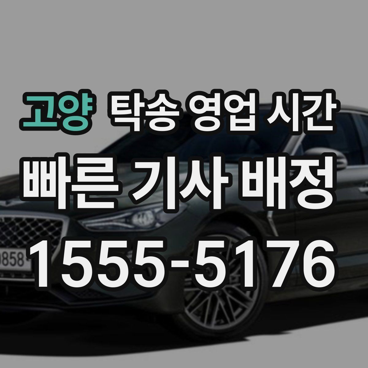고양 탁송 영업 시간 고객센터 연결이 빠른 시간 정리
