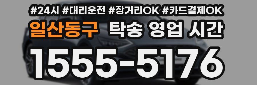 일산동구 탁송 영업 시간