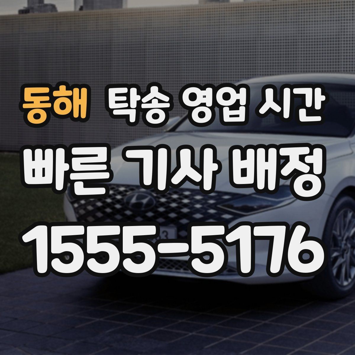동해 탁송 영업 시간 주말과 일요일에도 접수 가능한지
