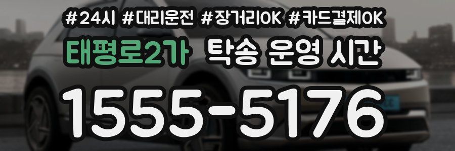 태평로2가 탁송 운영 시간