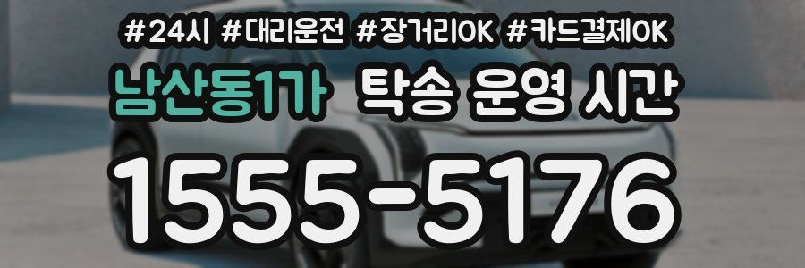 남산동1가 탁송 운영 시간